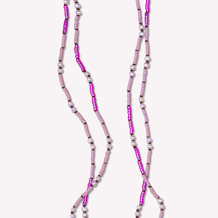 pearl carmelita wrap necklace