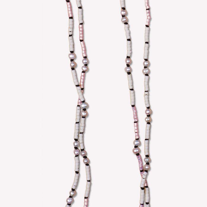 pearl carmelita wrap necklace